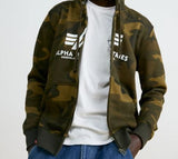 Bluza Alpha Industries Basic Zip Hoody Camo178325C