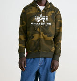 Bluza Alpha Industries Basic Zip Hoody Camo178325C