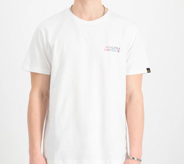 Holograficzny T-shirt z małym logo 146514