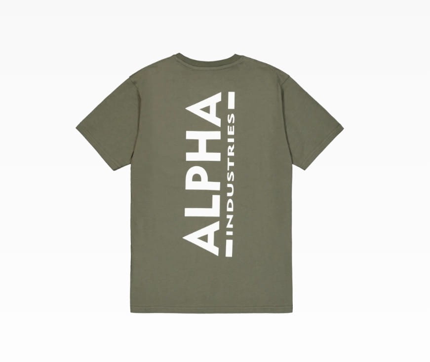 Nadruk na plecach T-shirt Alpha Industries 128507