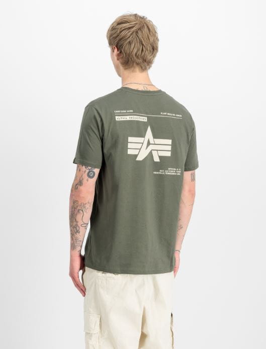 Koszulka T-Shirt Alpha Industries 258505 z nadrukiem na plecach
