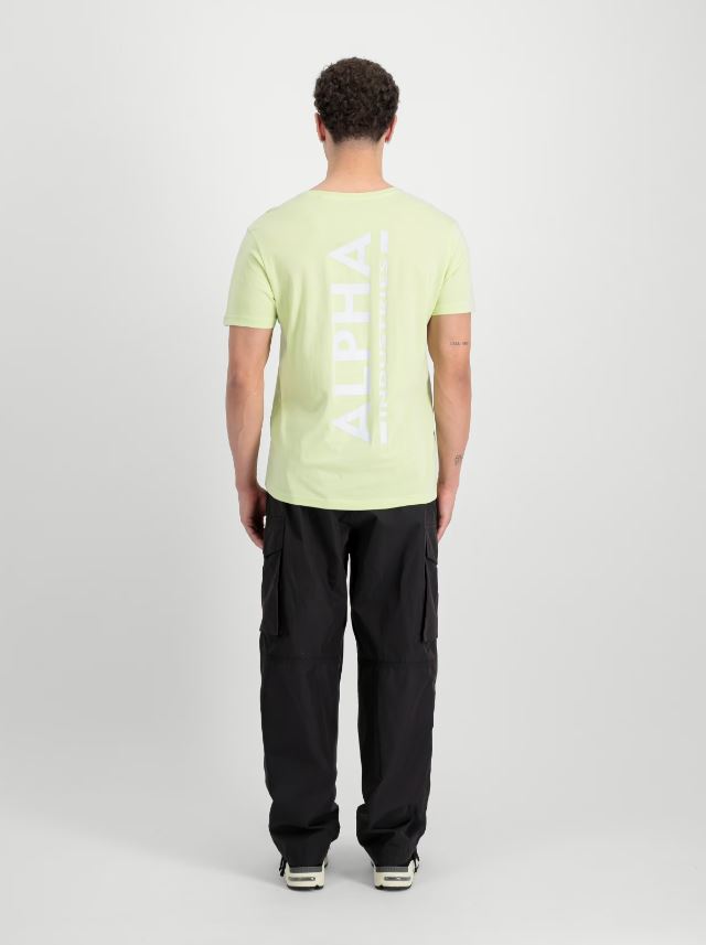 Nadruk na plecach T-shirt Alpha Industries 128507