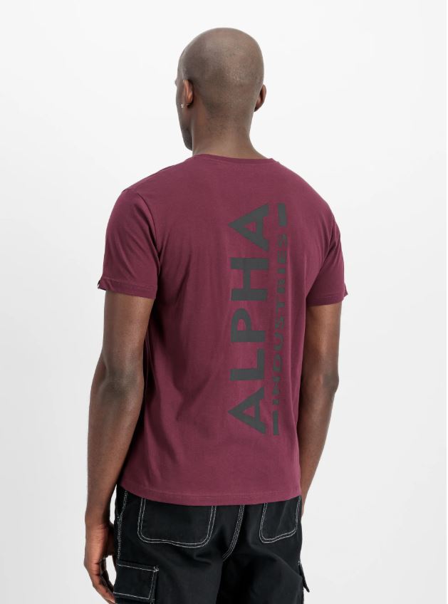Nadruk na plecach T-shirt Alpha Industries 128507