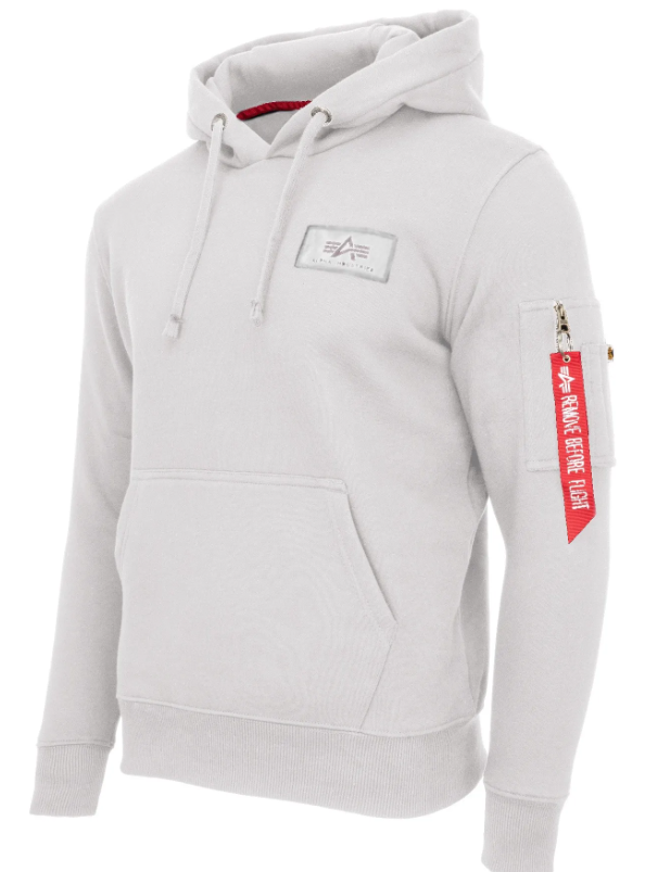 Bluza z Kapturem z Nadrukiem na Plecach Tęczowe Odblaski Alpha Industries 178318RR