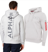 Bluza z Kapturem z Nadrukiem na Plecach Tęczowe Odblaski Alpha Industries 178318RR