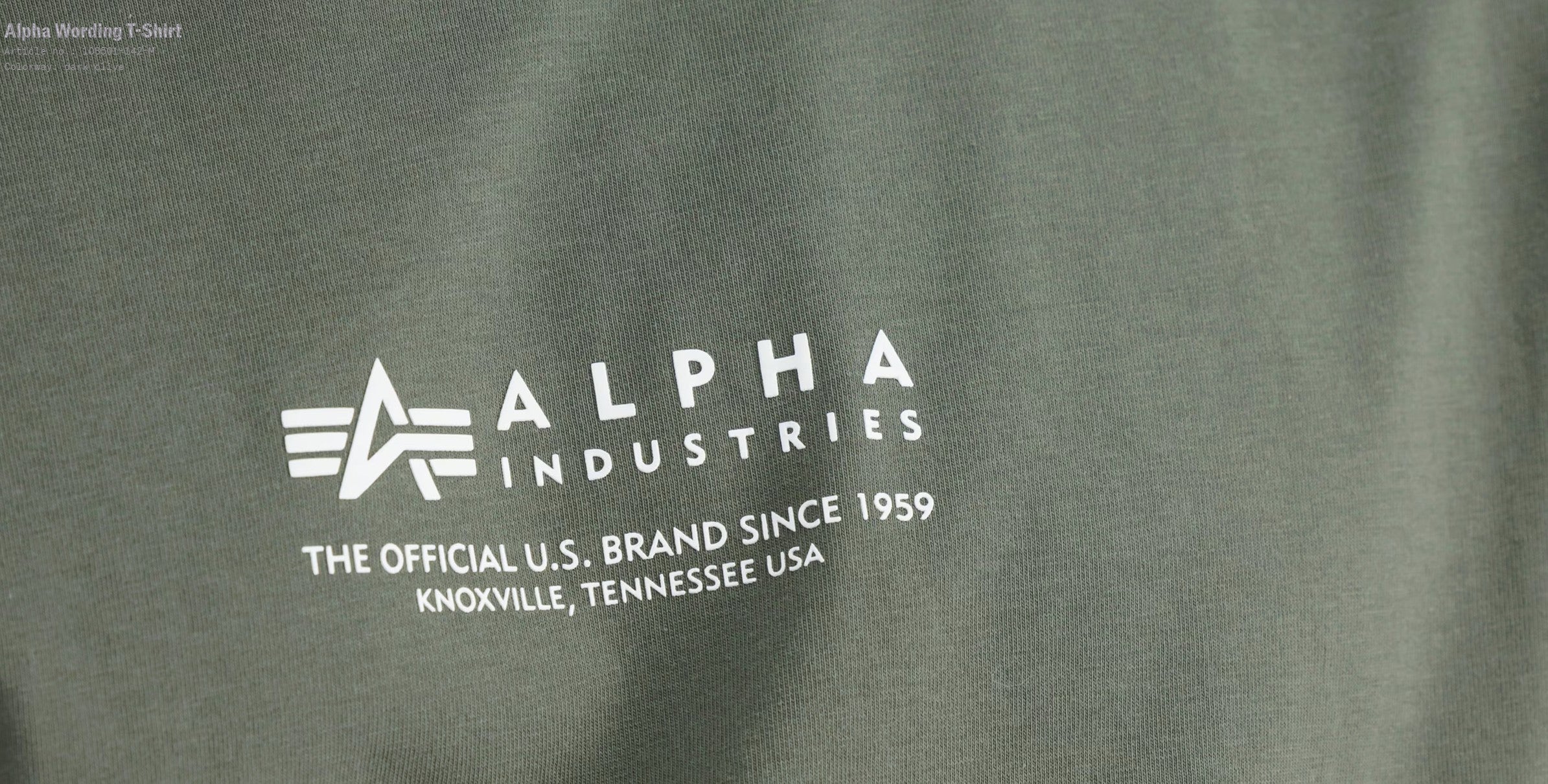 KOSZULKA ALPHA WORDING 108501