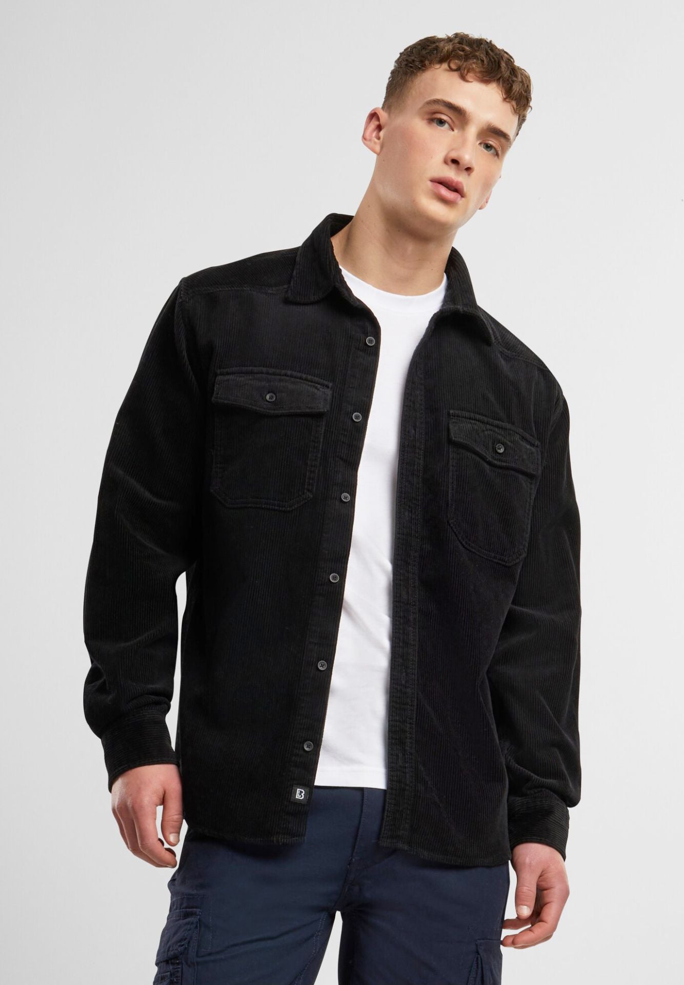 Koszula sztruksowa klasyczna Długi rękaw XL/2XL
