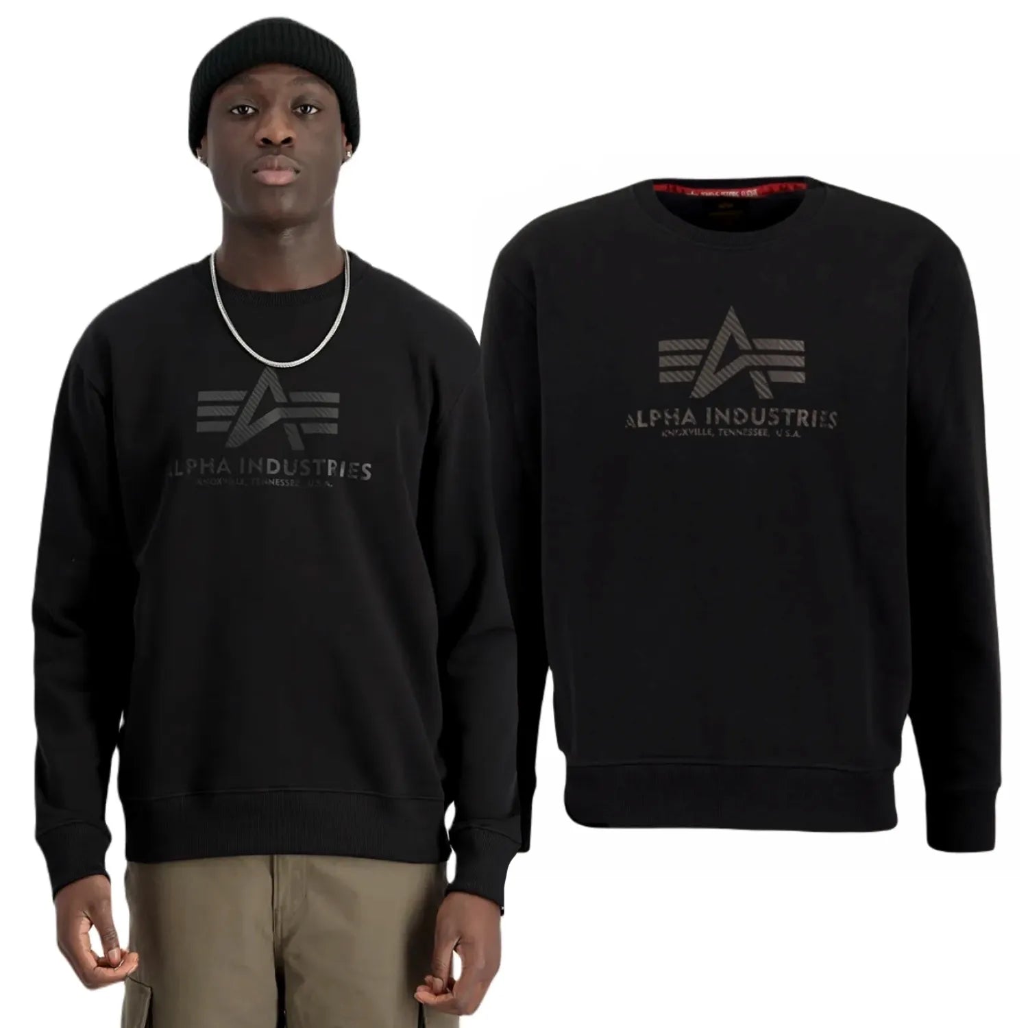 Bluza Alpha Industries Basic Carbon 146311