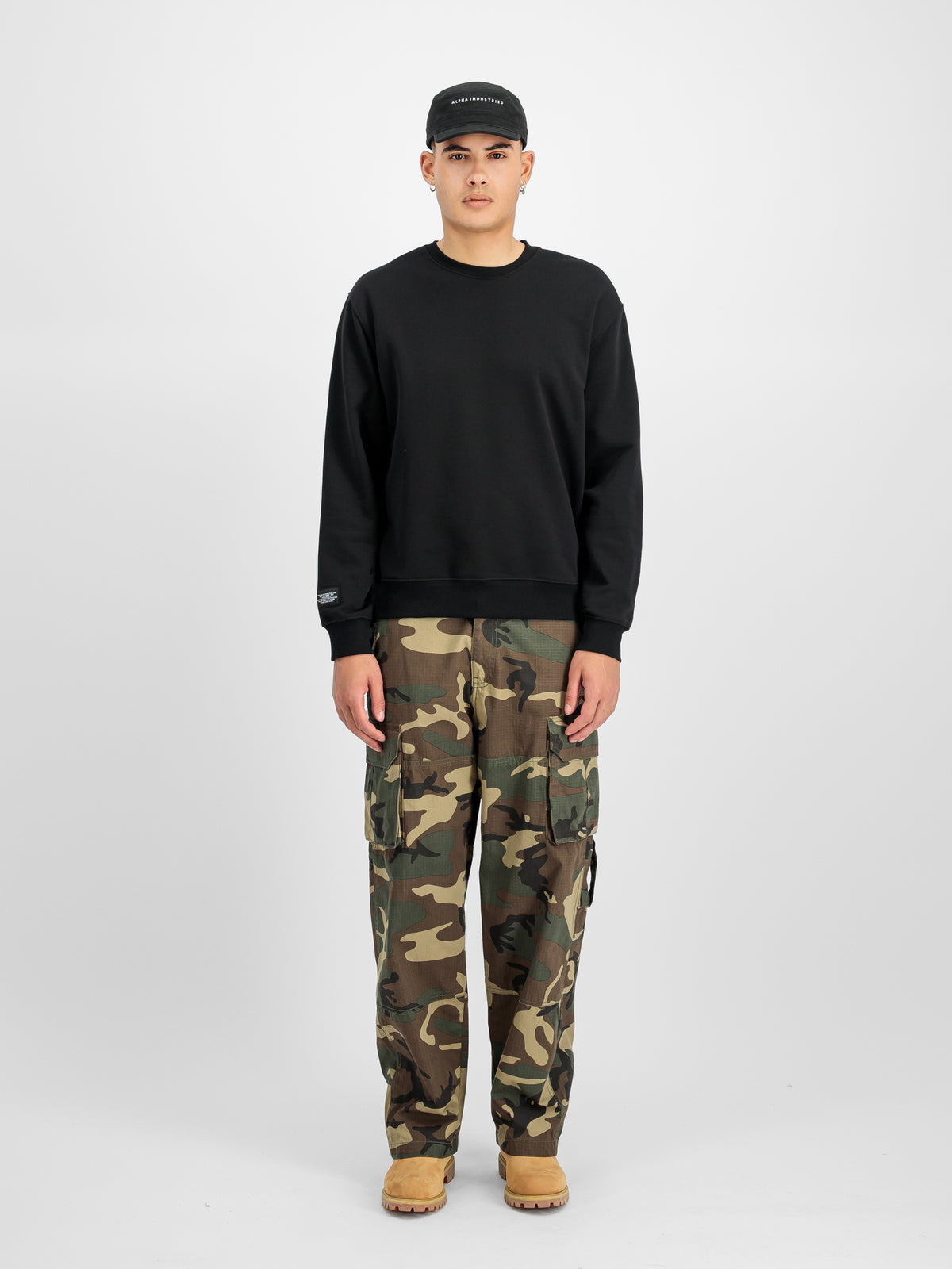 Bluza Alpha Industries Label Backprint Sweatshirt258307