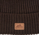 Czapka Helikon Merino Wanderer - Earth Brown / czarny / zielony