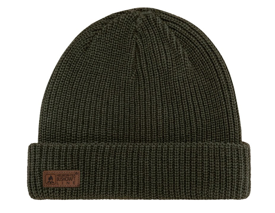 Czapka Helikon Merino Wanderer - Earth Brown / czarny / zielony