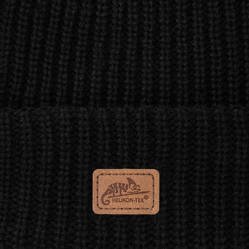 Czapka Helikon Merino Wanderer - Earth Brown / czarny / zielony