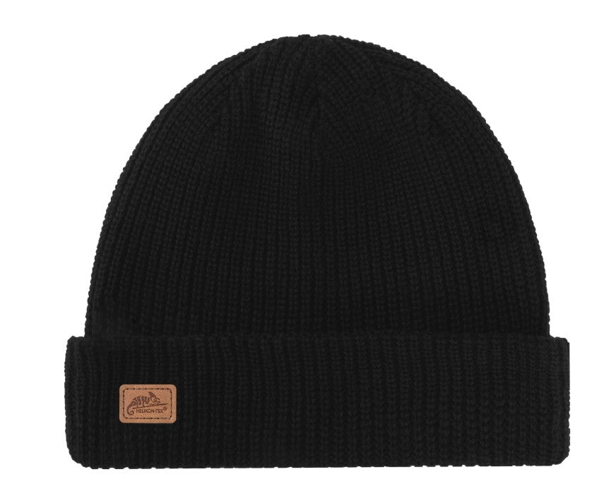 Czapka Helikon Merino Wanderer - Earth Brown / czarny / zielony