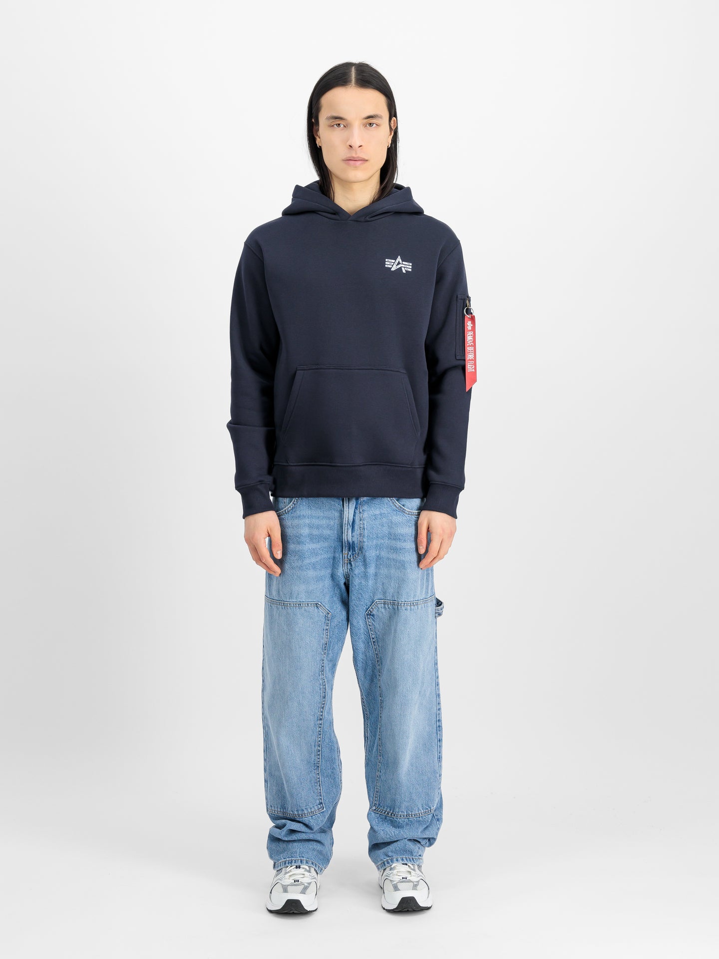 Signature Backprint Hoodie Bluza Alpha Industries 148341