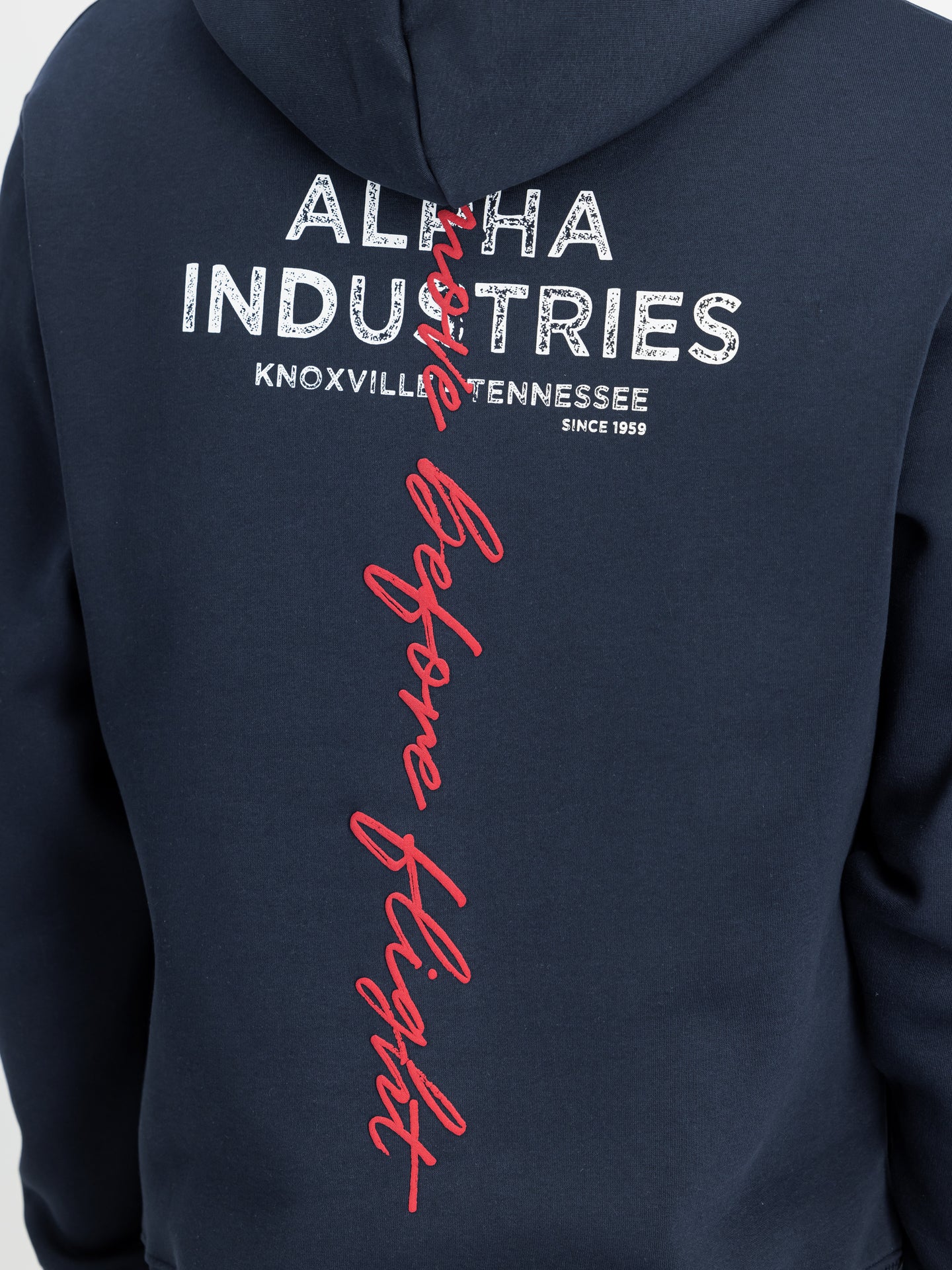Signature Backprint Hoodie Bluza Alpha Industries 148341