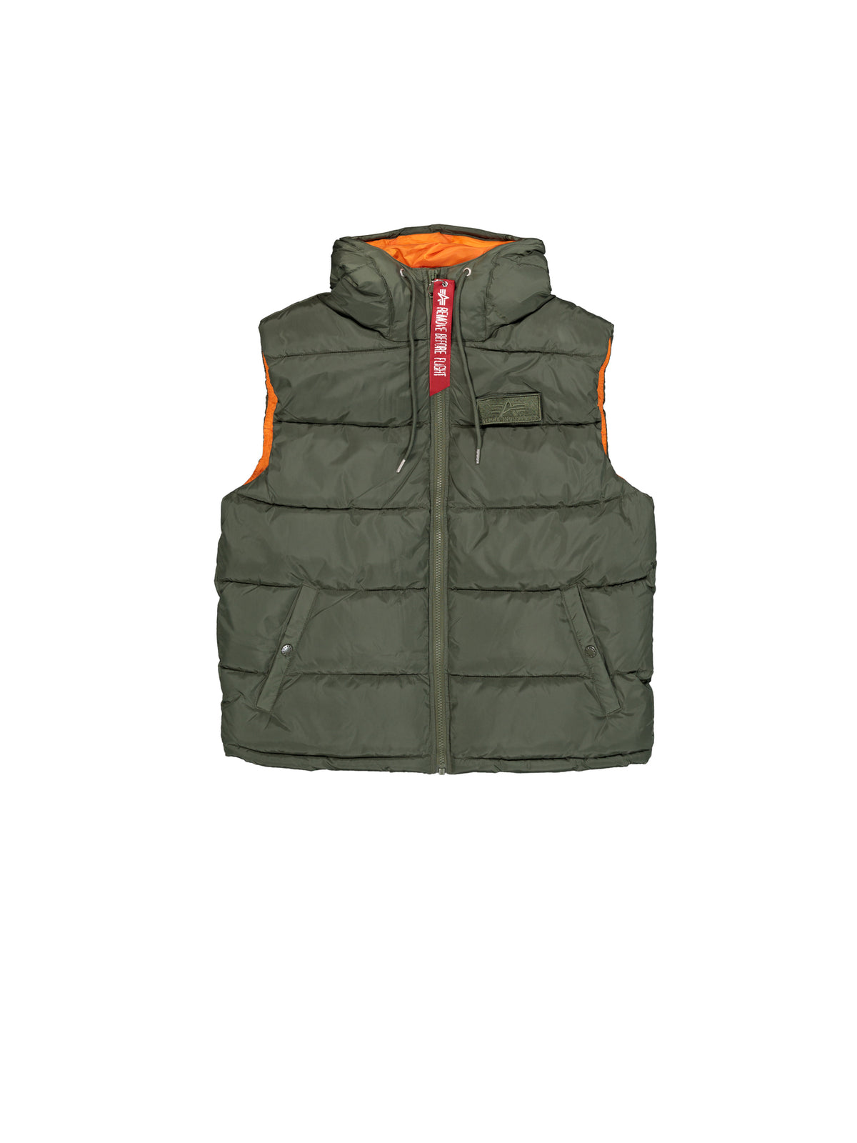 Bezrękawnik zKapturemAlpha Hooded Faux Down Puffer Vest118110