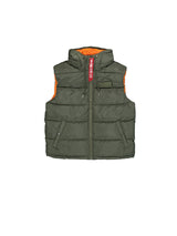 Bezrękawnik z Kapturem Alpha Hooded Faux Down Puffer Vest 118110
