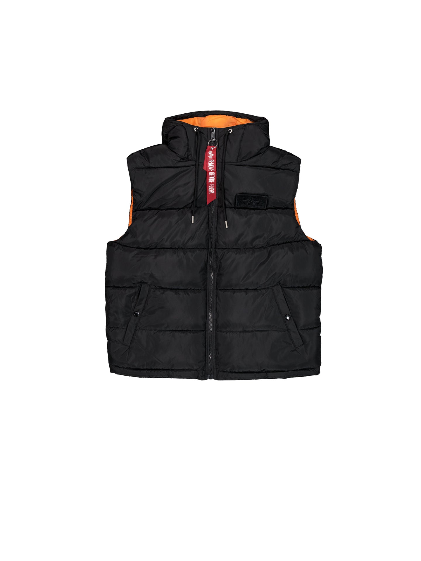 Bezrękawnik z Kapturem Alpha Hooded Faux Down Puffer Vest 118110