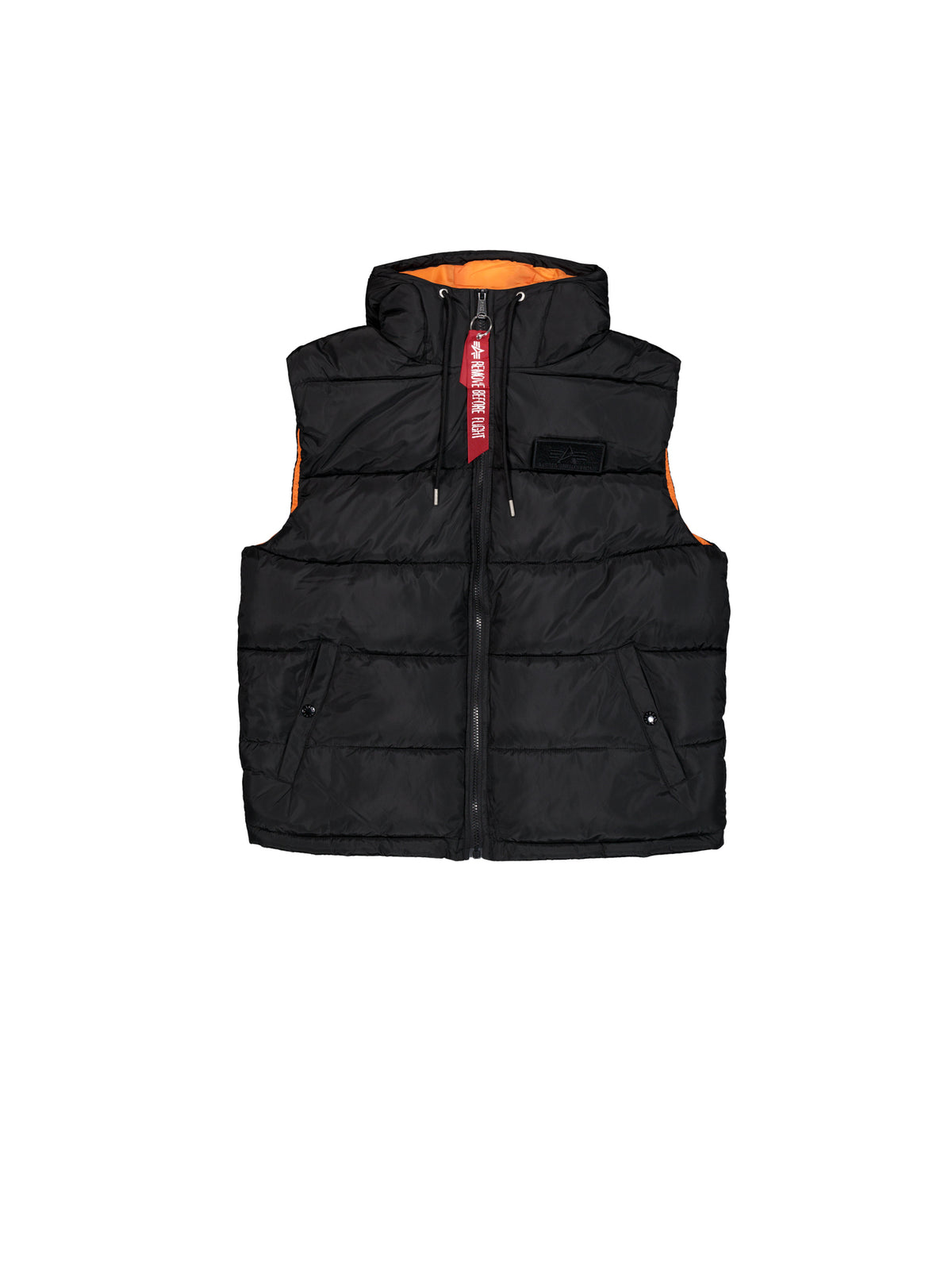 Bezrękawnik zKapturemAlpha Hooded Faux Down Puffer Vest118110