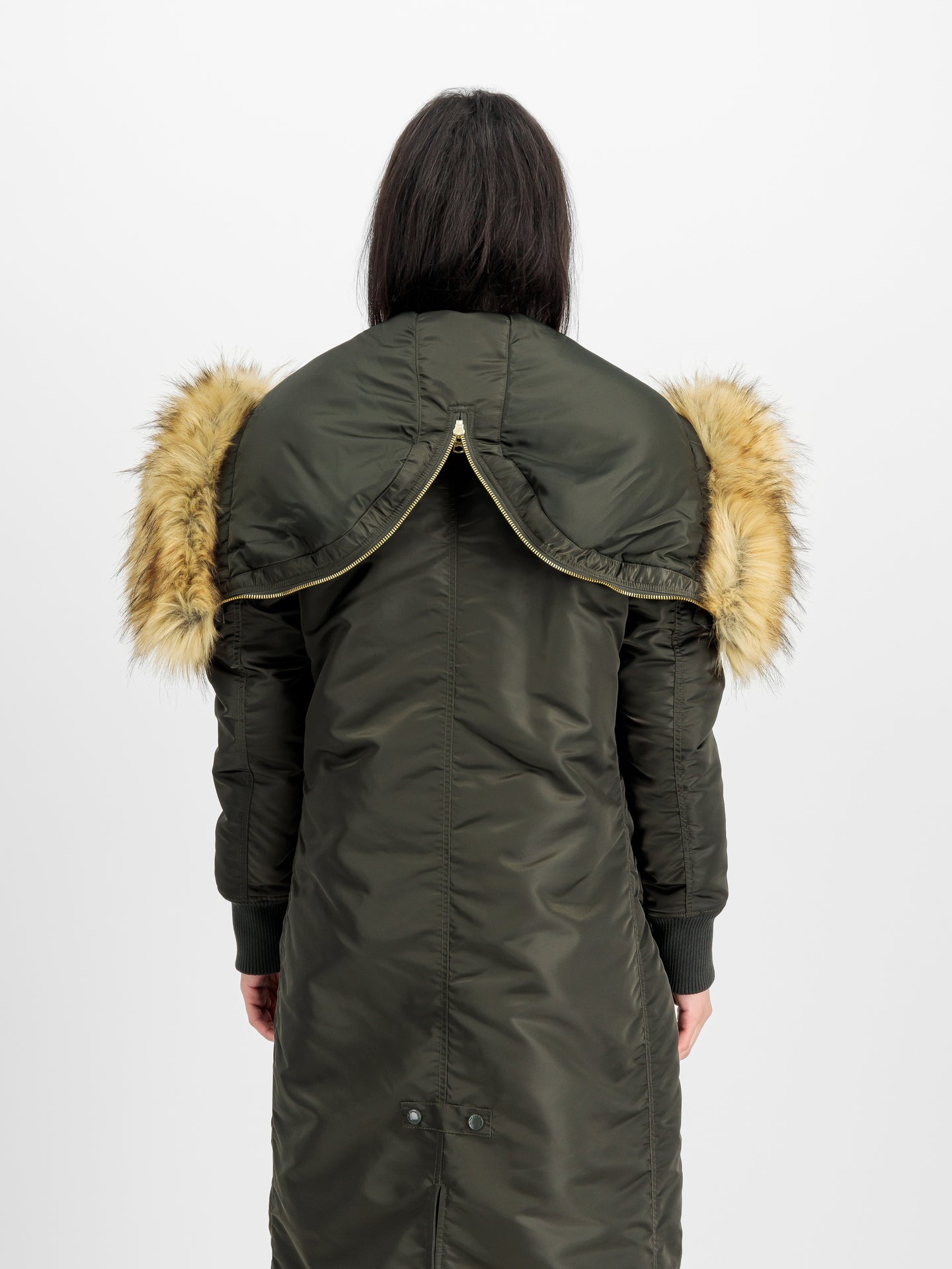 Kurtka Damska Długa Long Fishtail Field Jacket Women 198013