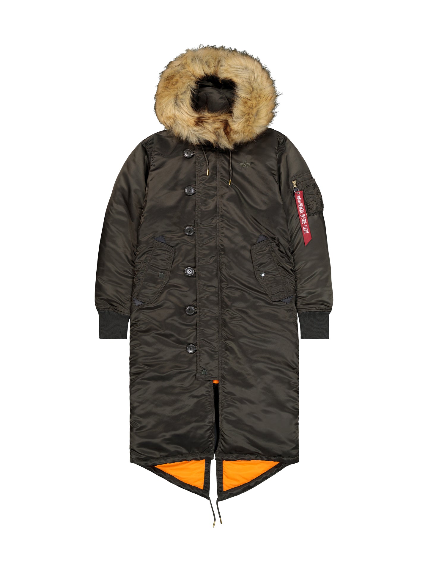 Kurtka Damska Długa Long Fishtail Field Jacket Women 198013