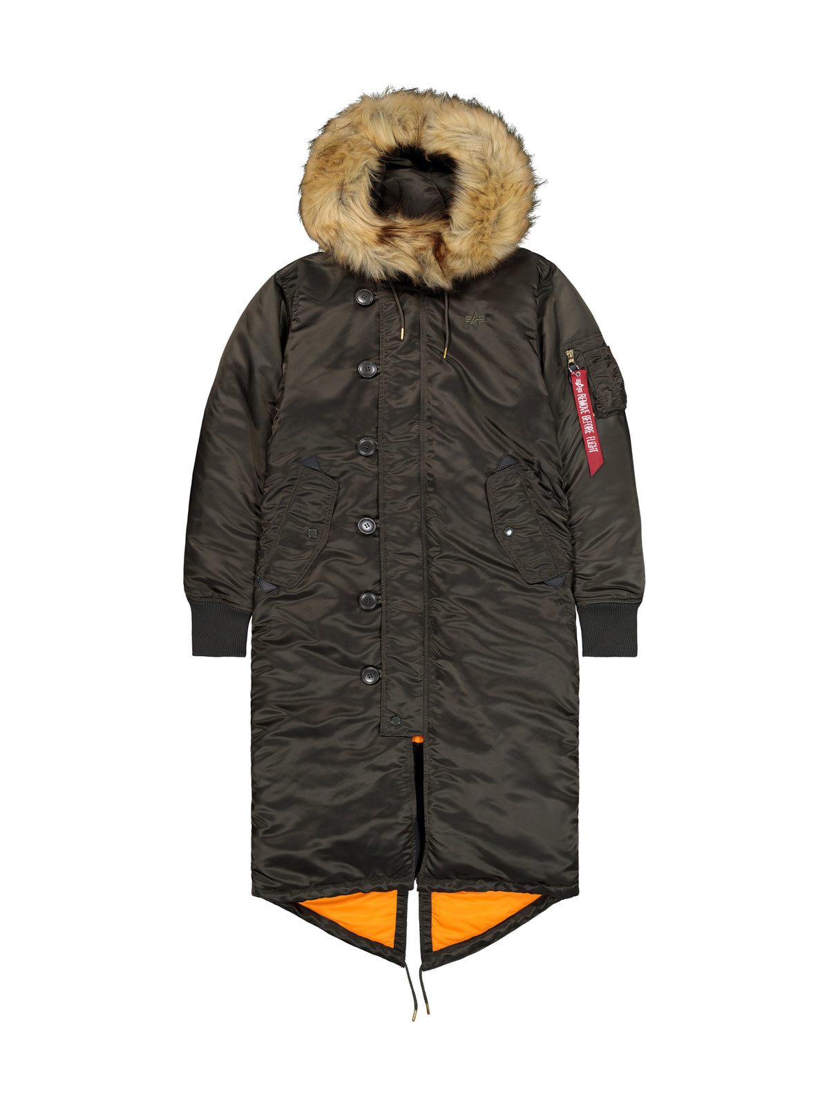 Kurtka Damska Długa Long Fishtail Field Jacket Women 198013