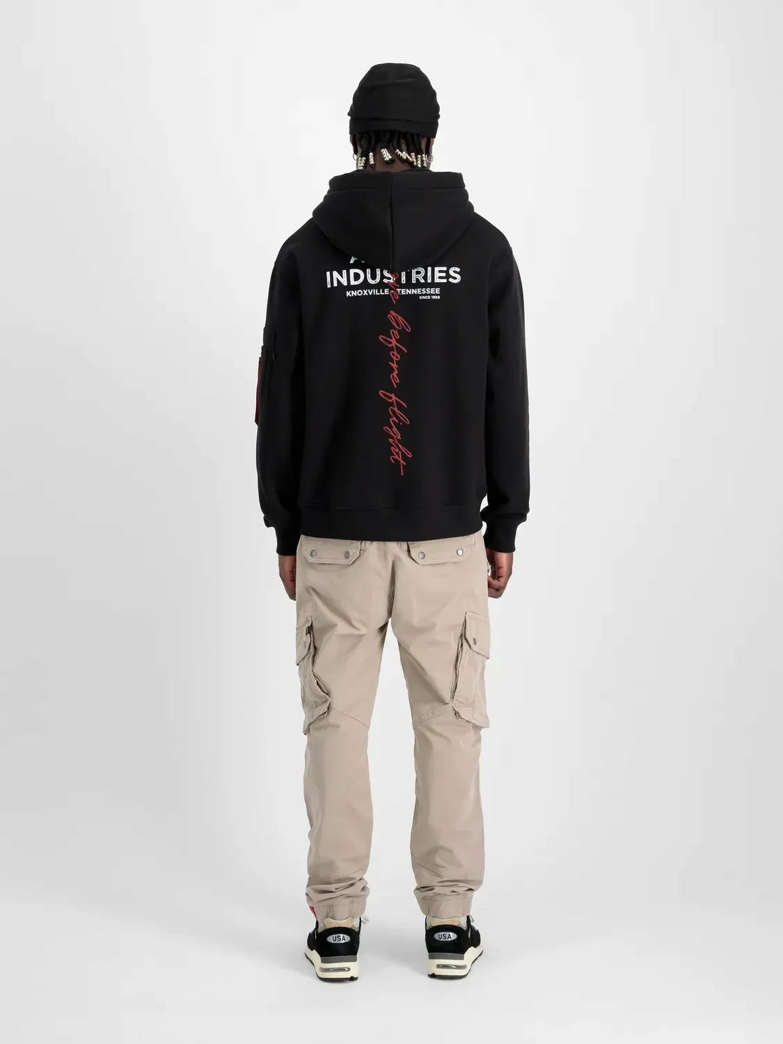 Signature Backprint Hoodie Bluza Alpha Industries 148341