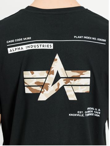 Koszulka T-Shirt Alpha Industries 258505 z nadrukiem na plecach