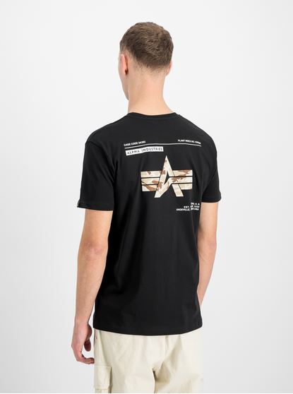 Koszulka T-Shirt Alpha Industries 258505 z nadrukiem na plecach