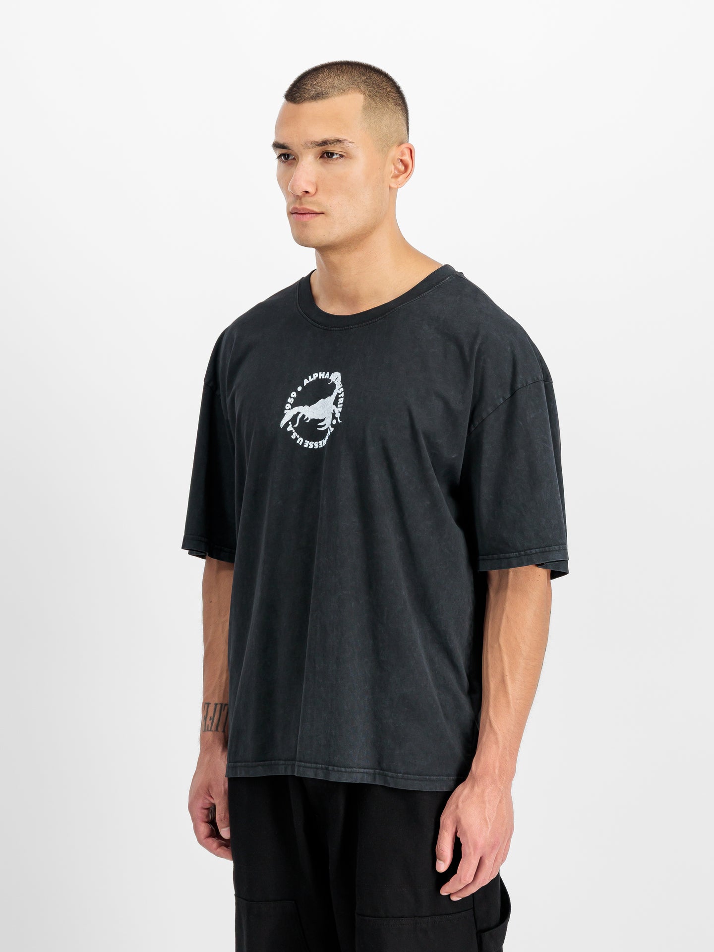 Koszulka Alpha Industries US Scorpion z nadrukiem na plecach 266510