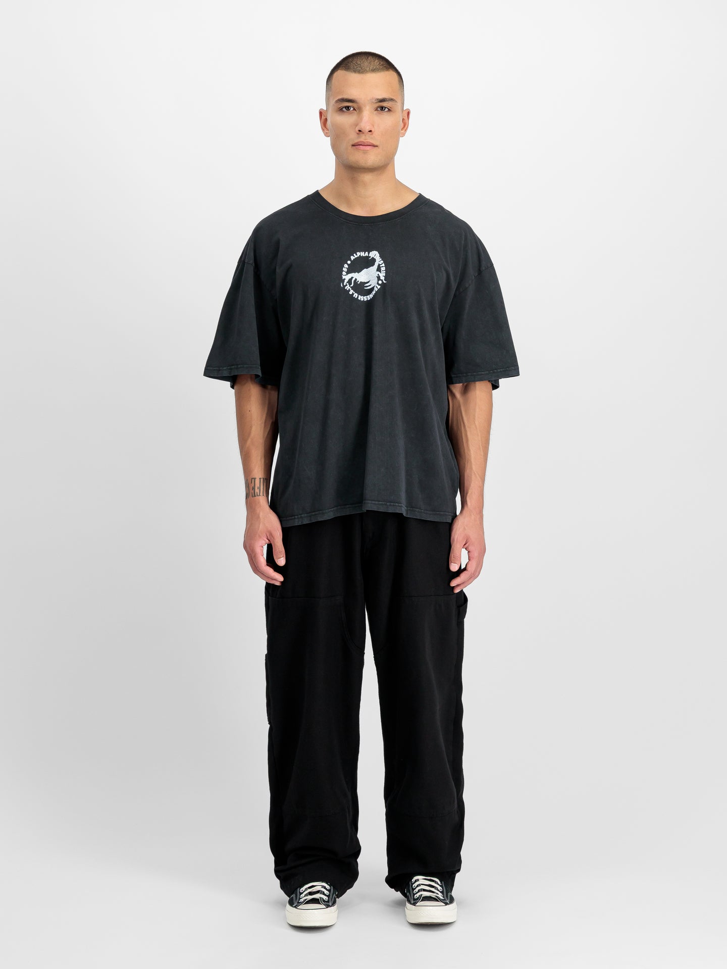 Koszulka Alpha Industries US Scorpion z nadrukiem na plecach 266510