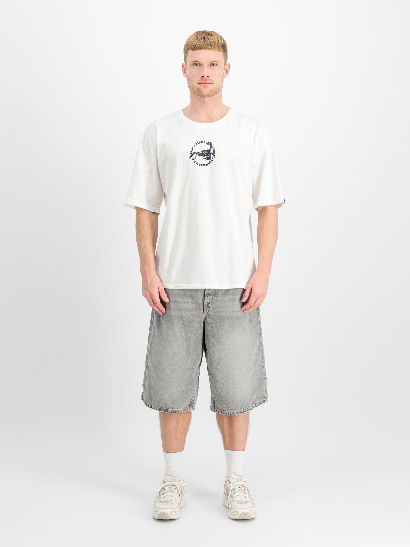 Koszulka Alpha Industries US Scorpion z nadrukiem na plecach 266510
