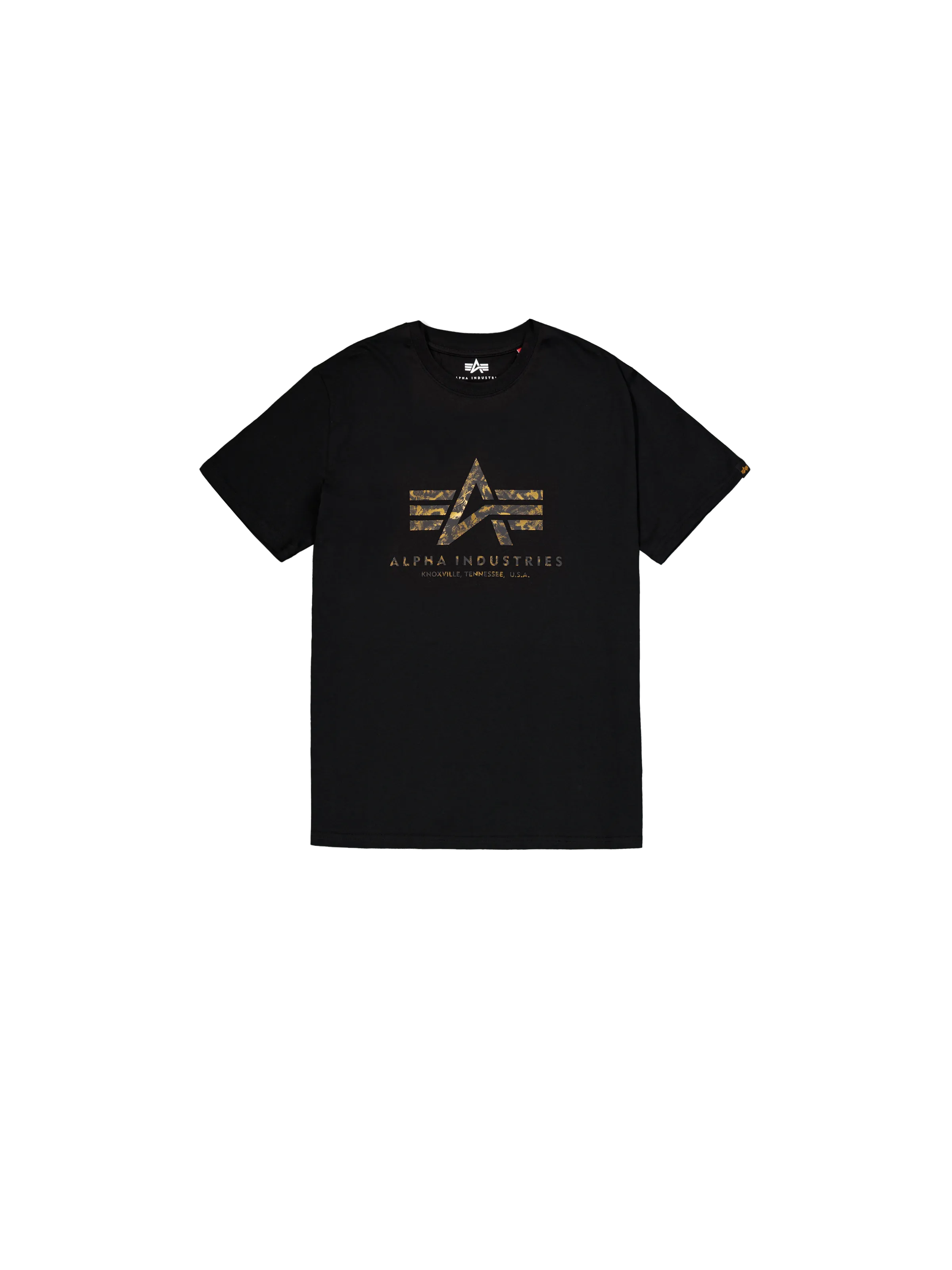 T-Shirt z dużym nadrukiem Basic z efektem 100501EP