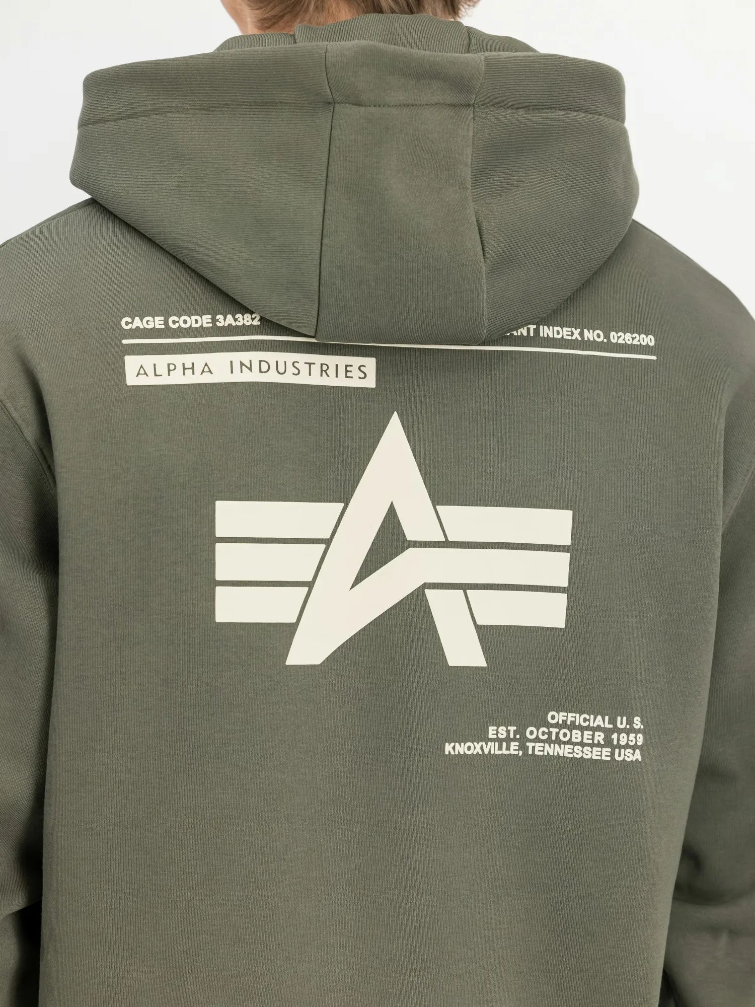 Bluza z kapturem Alpha Industries Label Backprint Hoodie 258333