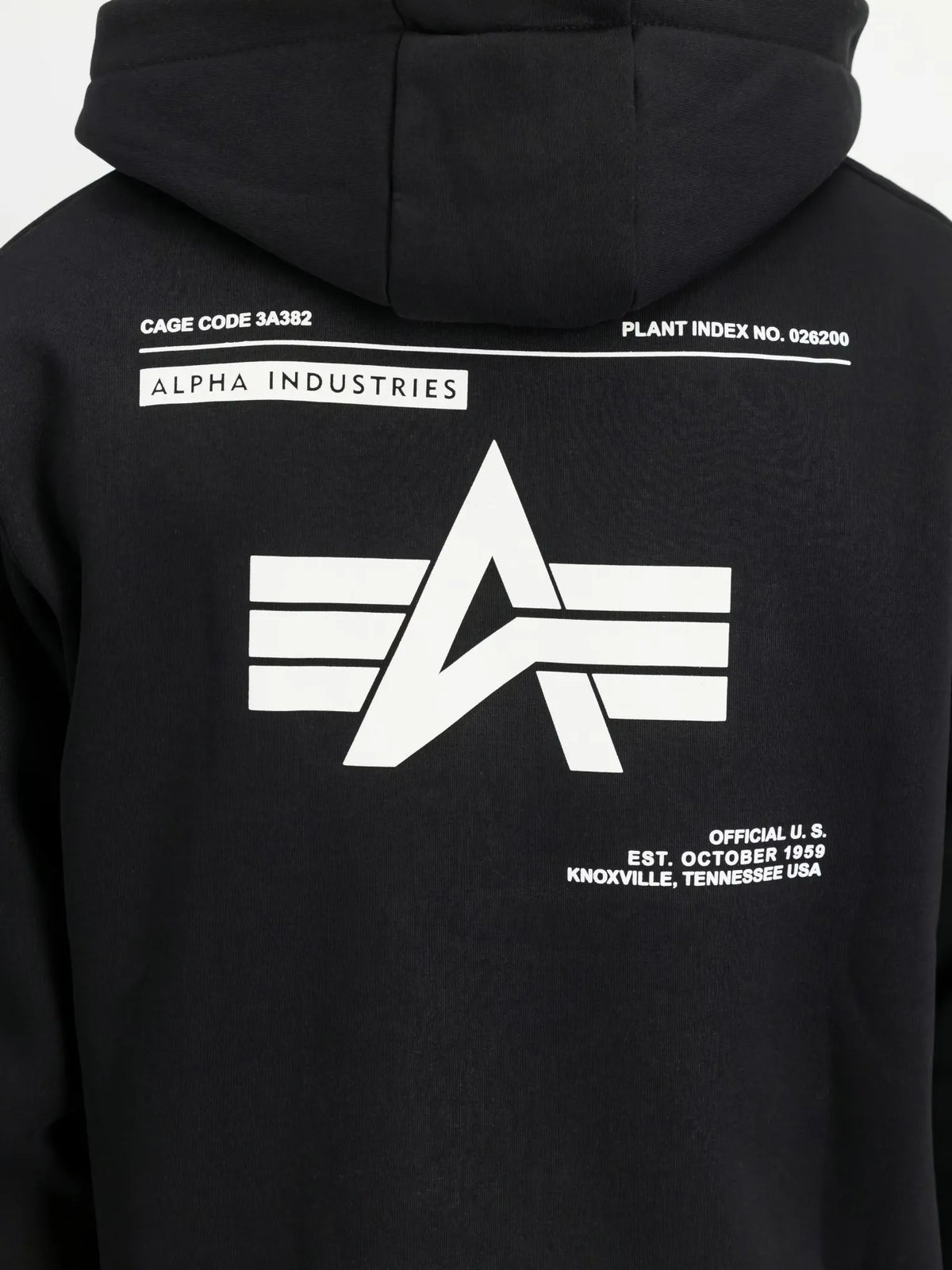 Bluza z kapturem Alpha Industries Label Backprint Hoodie 258333