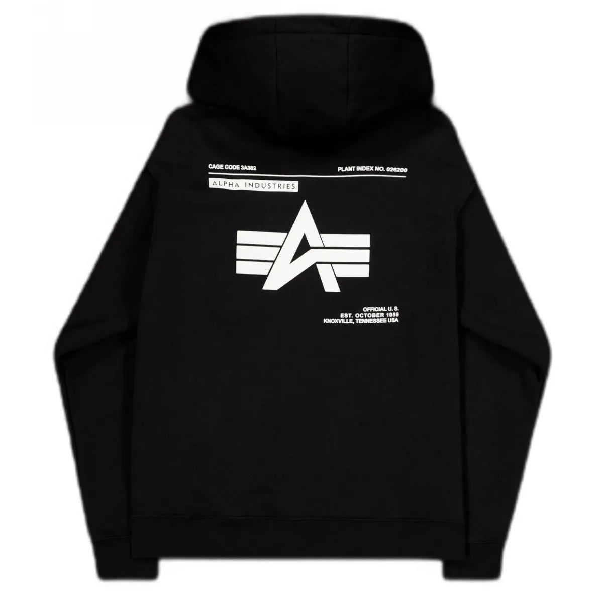 Bluza z kapturem Alpha Industries Label Backprint Hoodie 258333