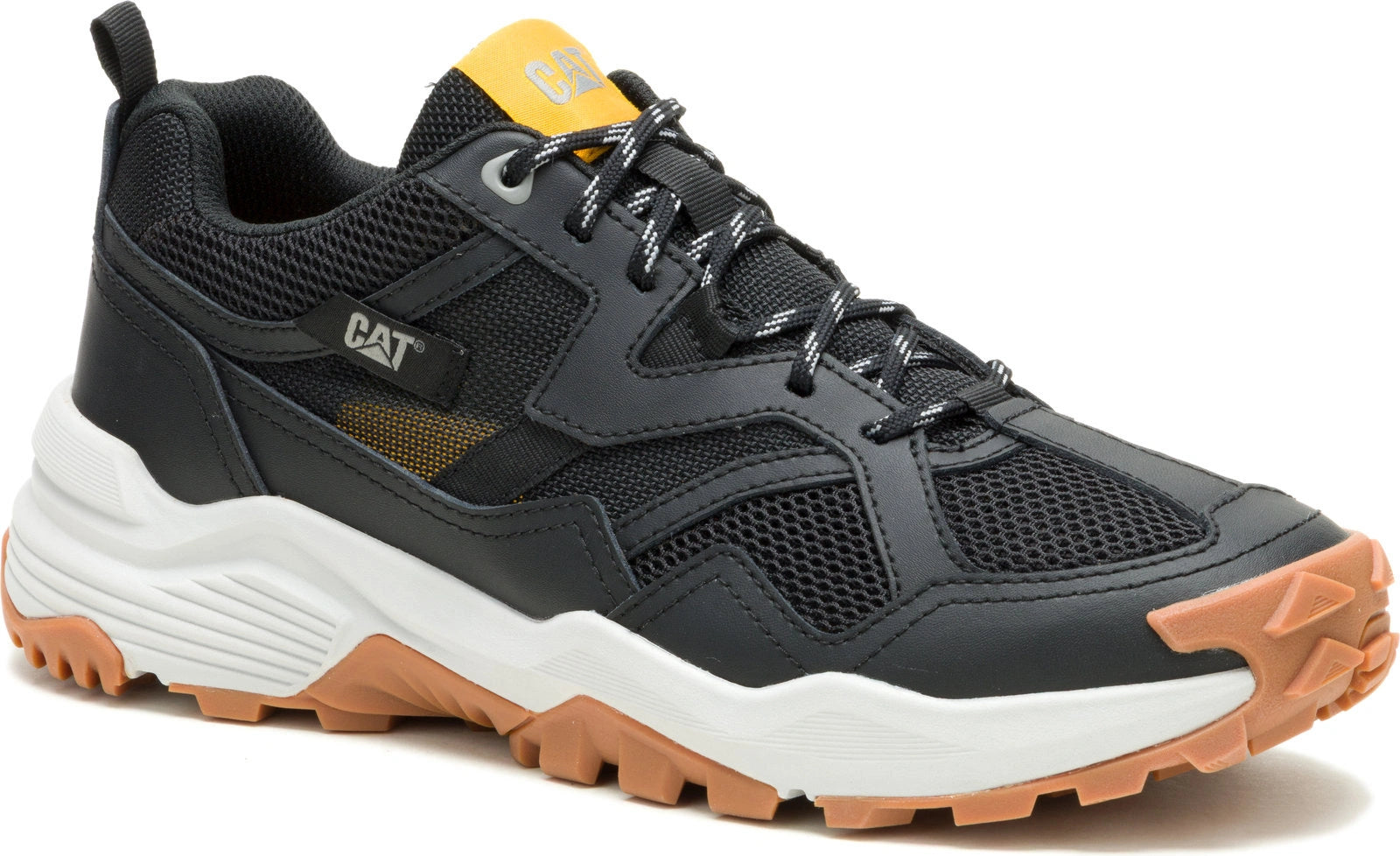 Buty męskie CAT Caterpillar Grapple Leather Mesh P726658 Czarny