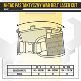 M-Tac Pas taktyczny War Belt Laser cut