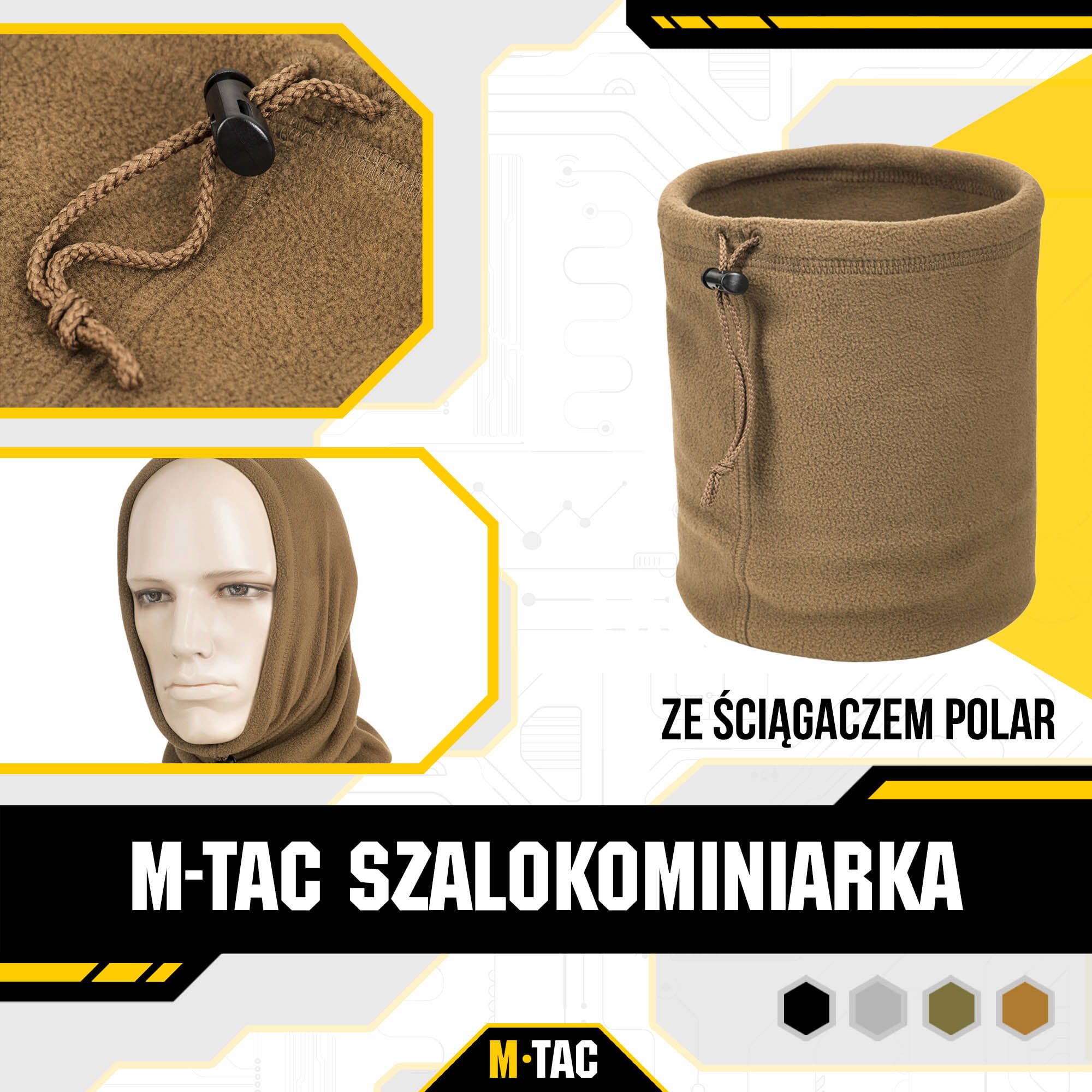 M-Tac snood Elite with drawstring fleece (260g/m2)