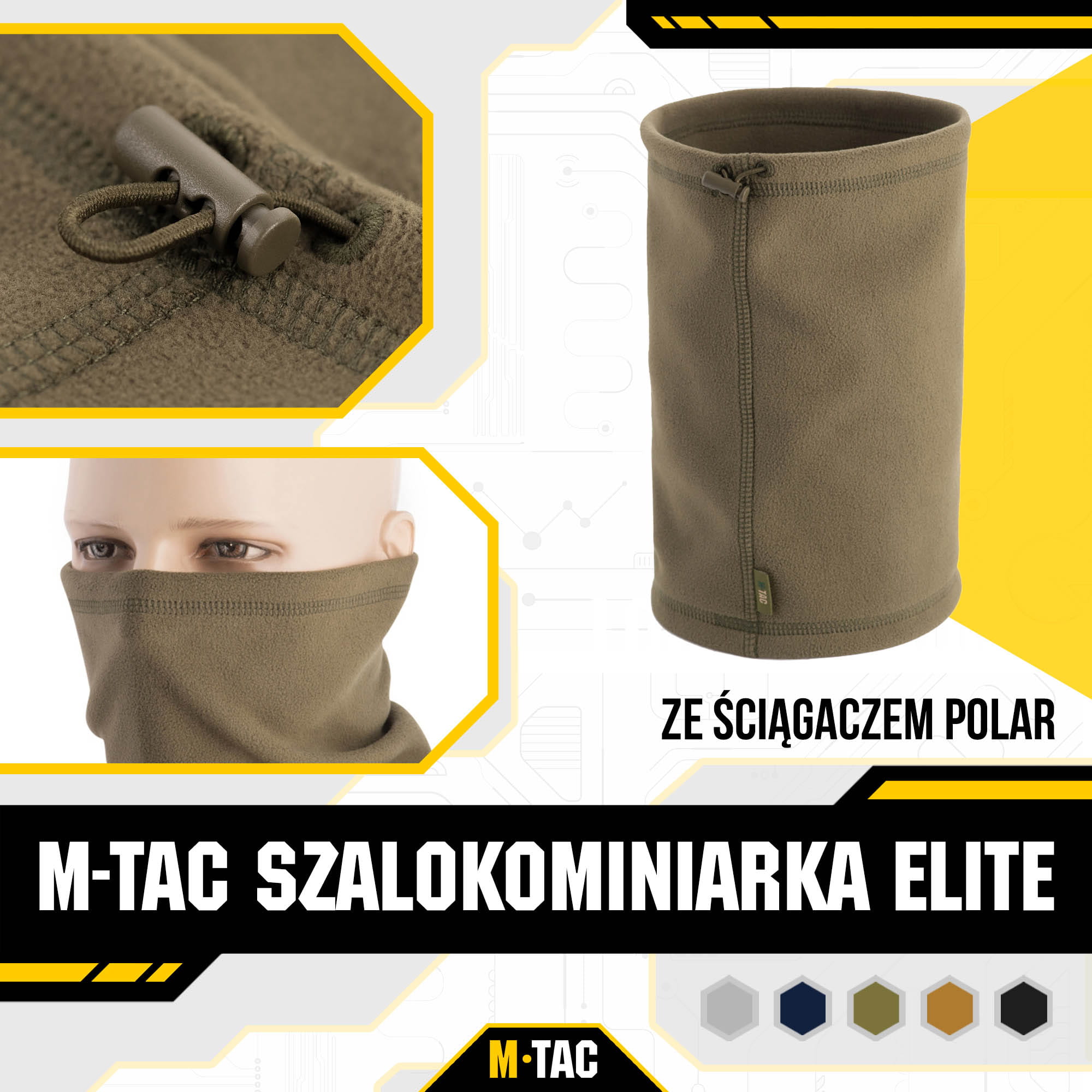 M-Tac chusta Elite z dresingiem polarowym (270g/m2)