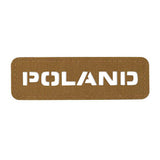 M-Tac naszywka Poland (na wylot) 25x80 Laser Cut