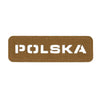 M-Tac Poland patch (cut-through) 25x80 Laser Cut