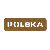 M-Tac Poland patch (cut-through) 25x80 Laser Cut