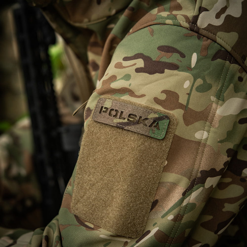 M-Tac Poland patch (cut-through) 25x80 Laser Cut