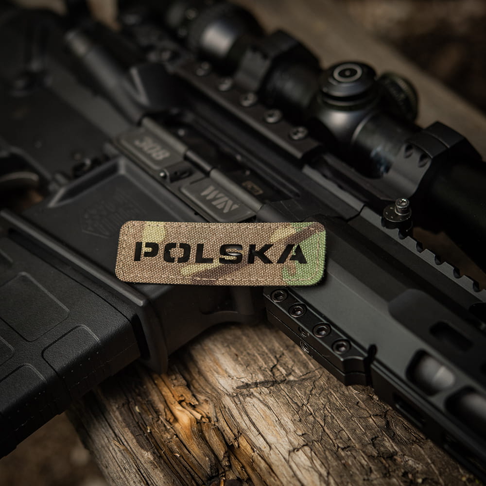 M-Tac Poland patch (cut-through) 25x80 Laser Cut