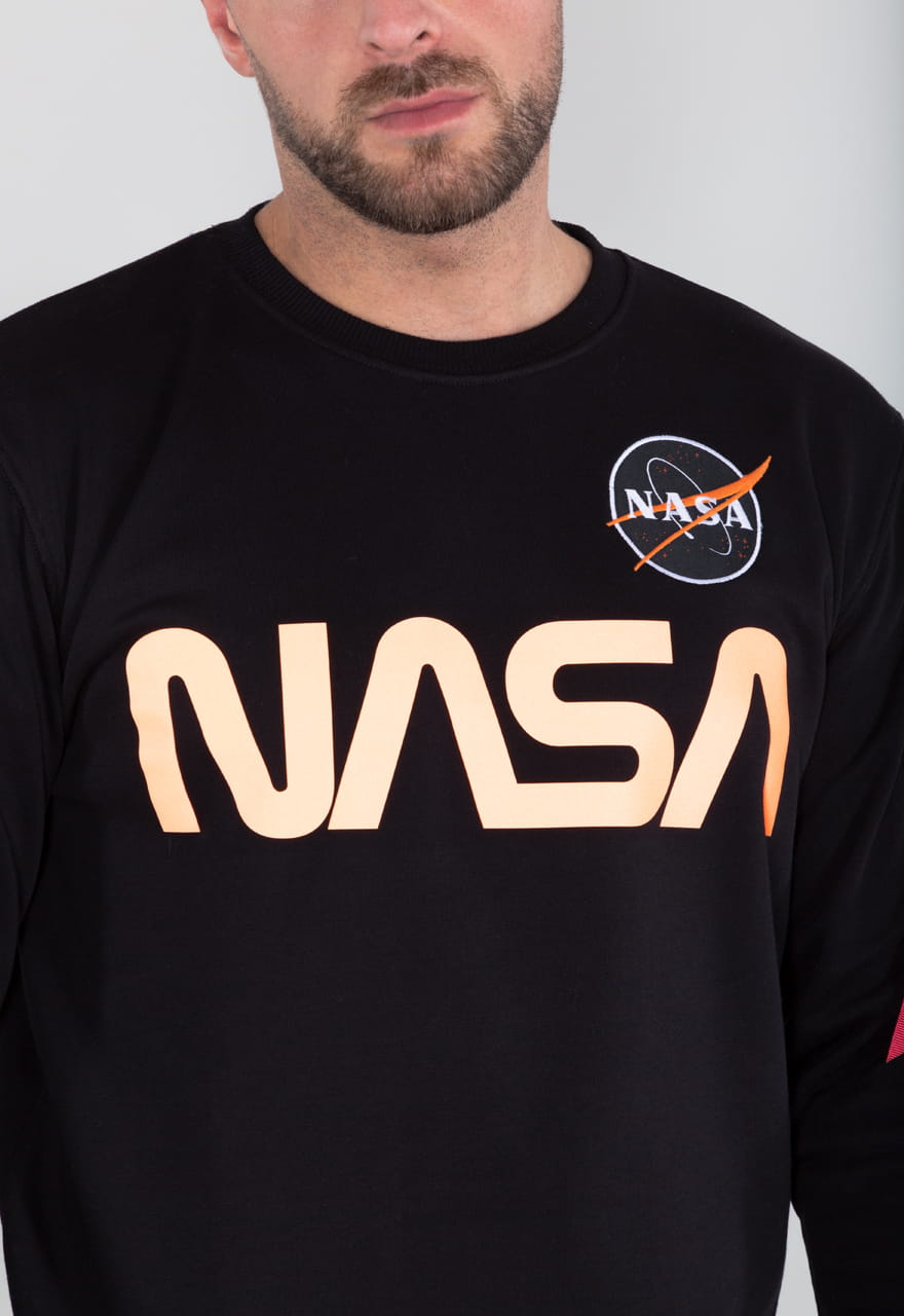 NASA Reflective Sweater Alpha Industries L/XL/XXL Bluza Odblaskowa 178309