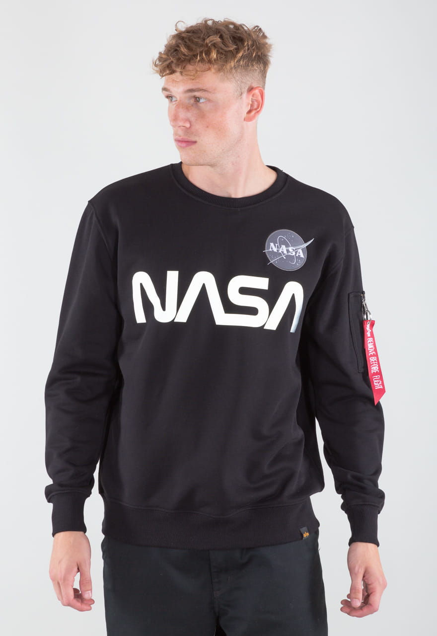 NASA Reflective Sweater Alpha Industries L/XL/XXL Bluza Odblaskowa 178309