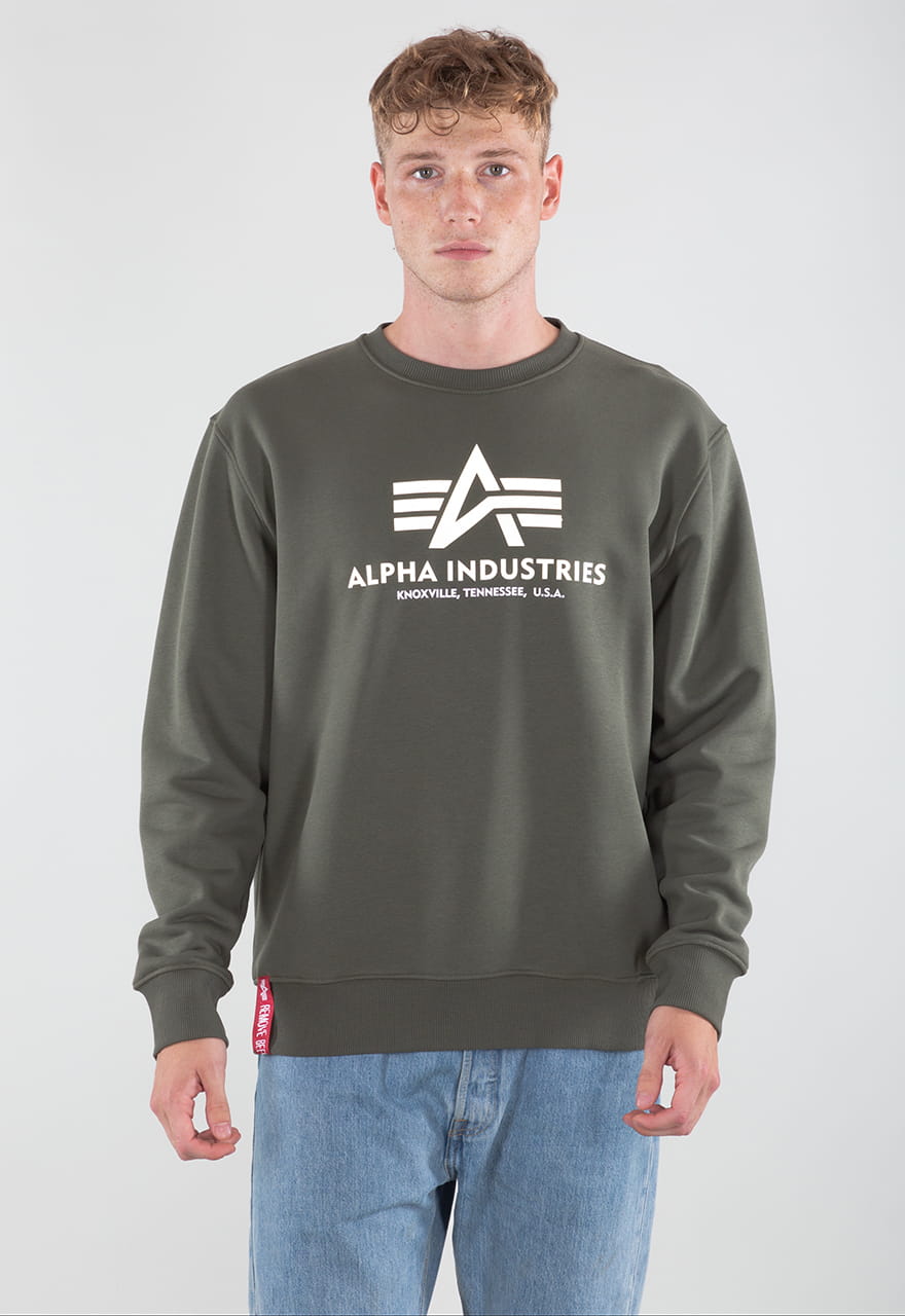 Basic Sweater Reflective Print Alpha Industries L/XL/2XL Bluza Męska 178302RP