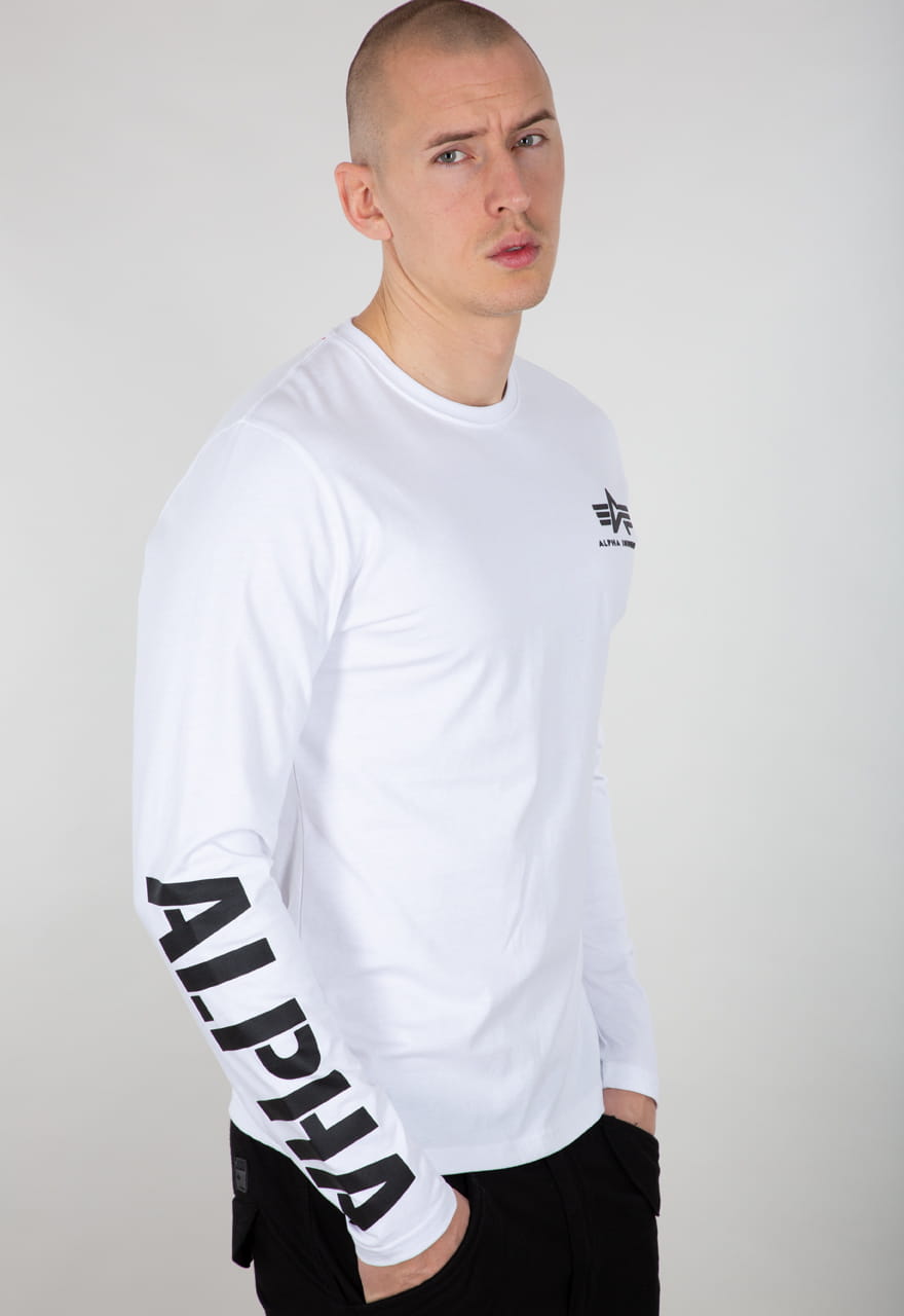 Sleeve Print Heavy LS Alpha Industries XL Bluza z Długim Rękawem 116570