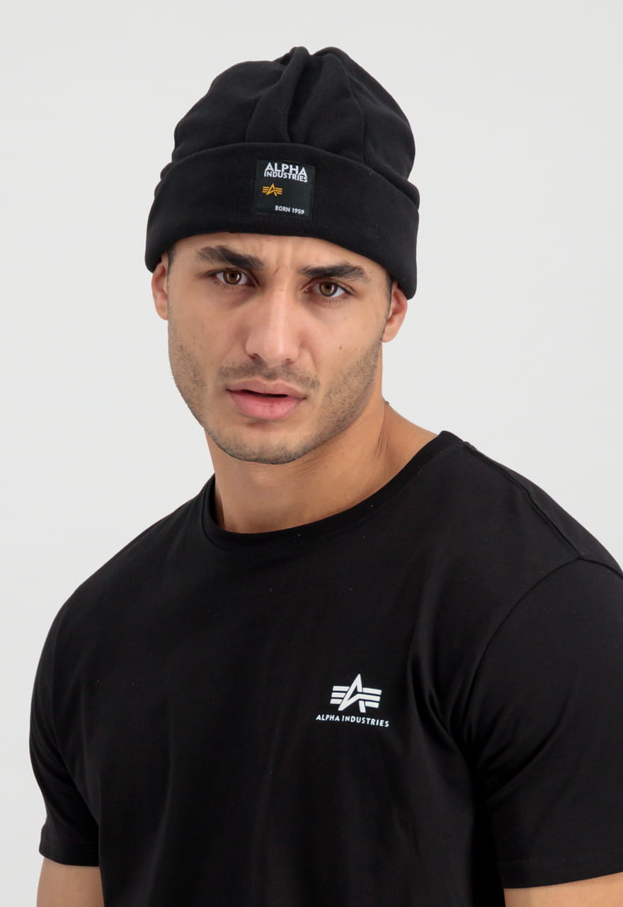 Label Fleece Beanie Alpha Industries Czapka 118937
